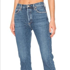 **SOLD** AGOLDE High Rise Straight Jeans